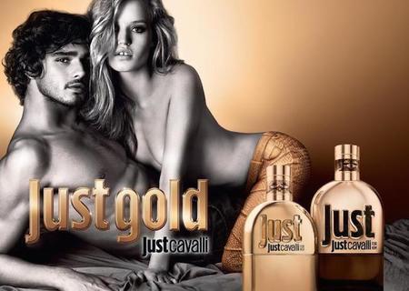 Just Gold la nueva y sensual fragancia de Just Cavalli