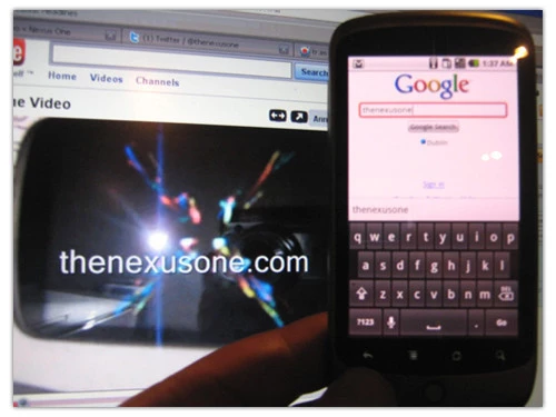 Nexus One se deja ver en un primer vídeo y listado de especificaciones