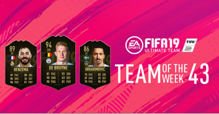 Guía FIFA 19. TOTW: equipo de la Semana 43, del 21 al 28 de agosto