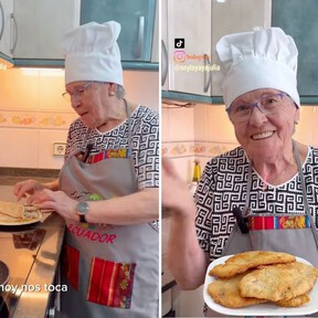 Julia, abuela cocinera, y su truco para hacer filetes empanados: “Tiene un sabor que dices, ¿a qué sabe que está tan bueno?” 