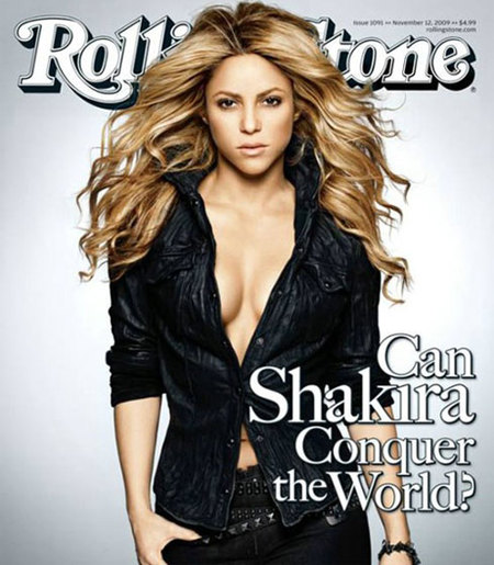 Shakira sexy en la portada de Rolling Stone