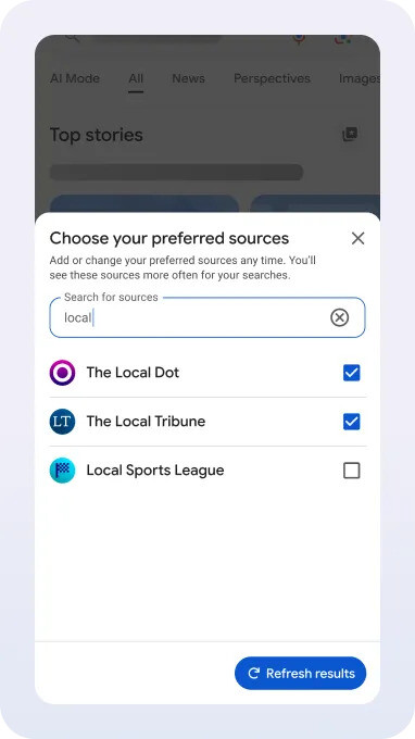 450_1000 Google ahora deja que personalices tus fuentes preferidas al momento de informarte: cómo configurar tu búsqueda de noticias