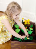 Proyecto DIY: haz un huerto de fieltro para tu peque