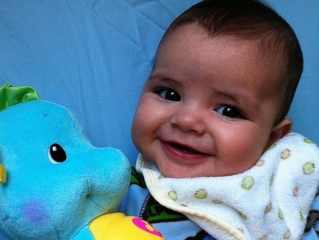 La foto de tu bebé: la sonrisa de Santi