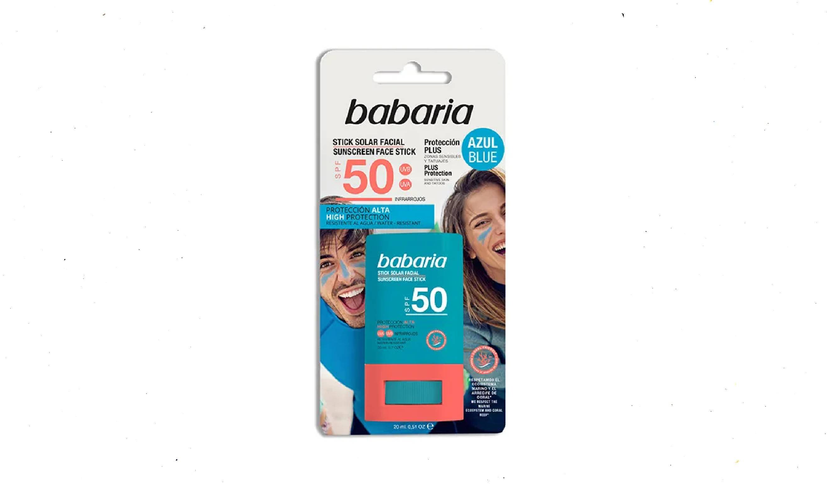 BABARIA
Stick Protector Solar Facial | 20ML
Spf 50