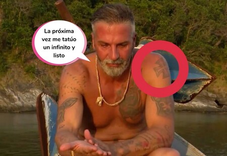 Piden la expulsión disciplinaria de Carlos Alba de 'Supervivientes' por estos dos supuestos tatuajes nazis