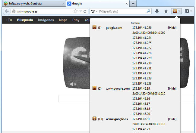 SixOrNot para Firefox