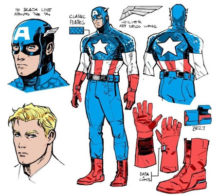 Capitan America Nuevo Diseno