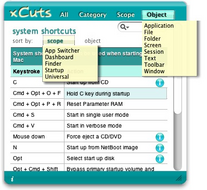 xCuts: El widget de los atajos de teclado