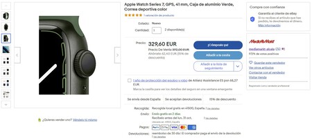 Apple Watch Series 7 Oferta Ebay
