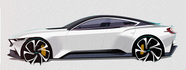 ¿Un Mustang sedán? A Ford se le "escapó" la idea en un boceto oficial