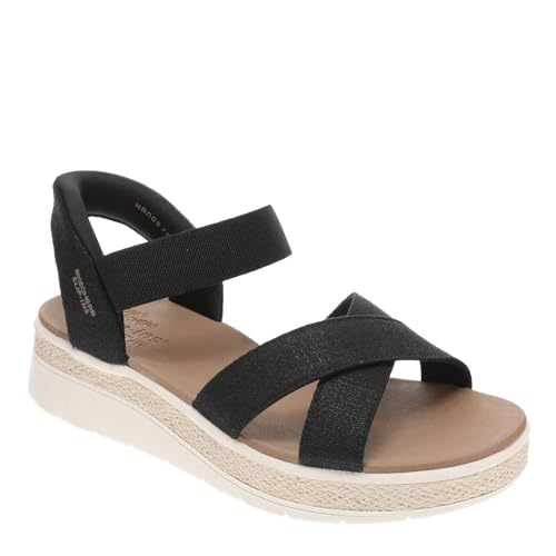 Sandalias Skechers Mujer Bobs Sun Ray Bright Take Negro