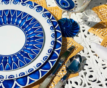 Vajilla De 20 Piezas Azure Lux Vista Alegre Azul