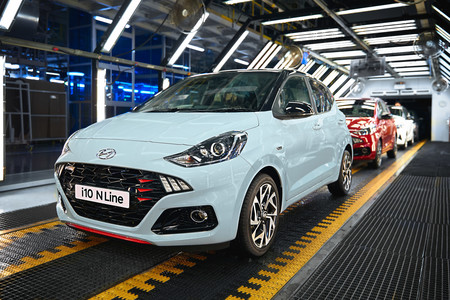 Aunque a México se rehúsa a venir, el nuevo Hyundai i10 N ya inició producción