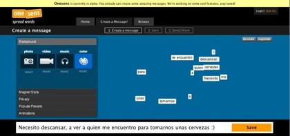 Onesens, una forma diferente de comunicarte con tus amigos