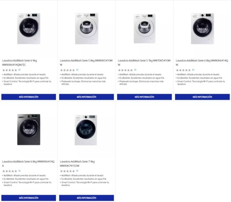 Samsung Addwash Gama