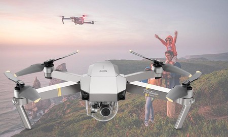 Hacerse con un dron como el DJI Mavic Pro Platinum en el completo pack Fly More Combo, con baterías extra y seguro, nos sale 300 euros más barato ahora, en Amazon