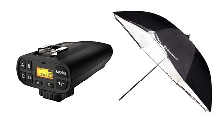Novedades en iluminación: Paraguas Shallow de Elinchrom y kit especial del PocketWizard Plus IV