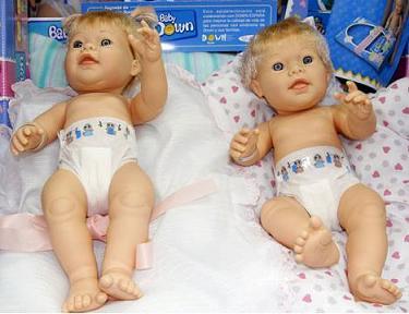 Baby Down, una muñeca con rasgos de Síndrome de Down