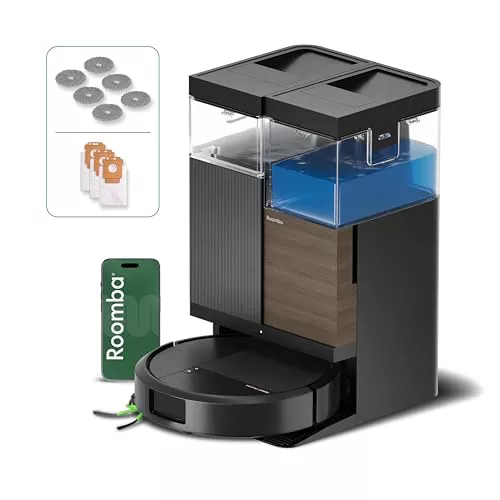 iRobot Roomba Plus 576 Combo y Base AutoWash multifunción, 25KPa