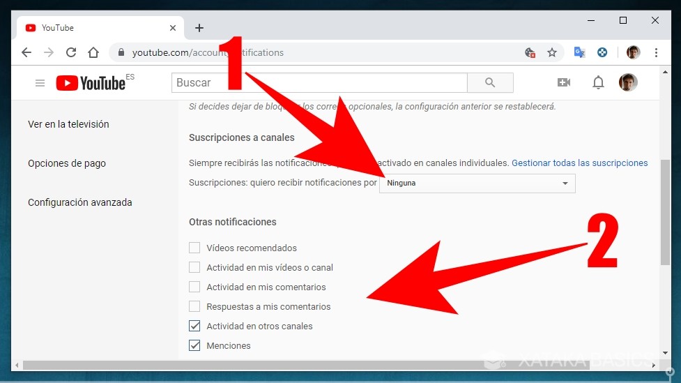 Cómo desactivar y bloquear las notificaciones de YouTube