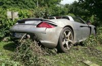 Hamilton padre destroza un Porsche Carrera GT por fliparse