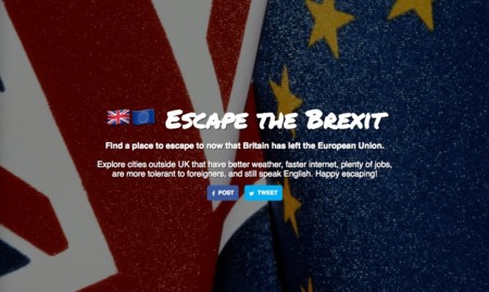 Y después del Brexit, ¿qué? Múdate a otra ciudad con ayuda de esta web