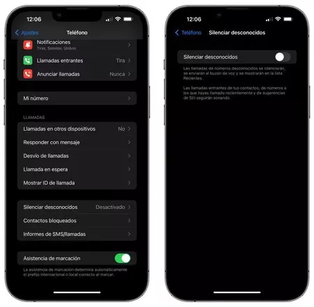 iPhone電話のスパムをブロックする