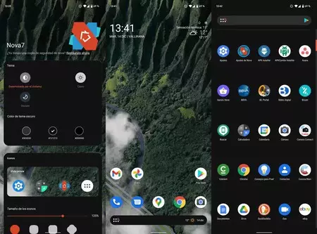Google Pixel 6 の Nova Launcher 7