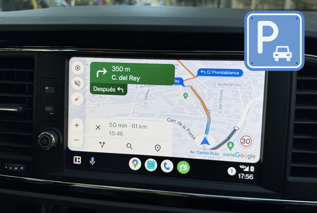 Google Maps Android Auto Aparcar