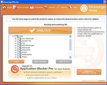 Messsenger Blocker para la administración básica del nuestra mensajería instantánea