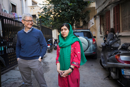 Apple anuncia que colaborará con la fundación Malala para impulsar el derecho de las mujeres a la educación