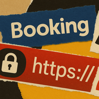 Así logran suplantar a Booking si no te fijas bien. Una letra japonesa es la clave de esta ciberestafa veraniega
