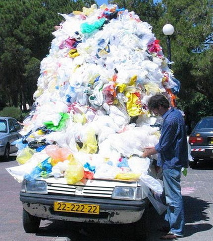 Interior coche sucio