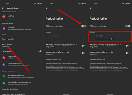 非常に暗い明るさ Android 12