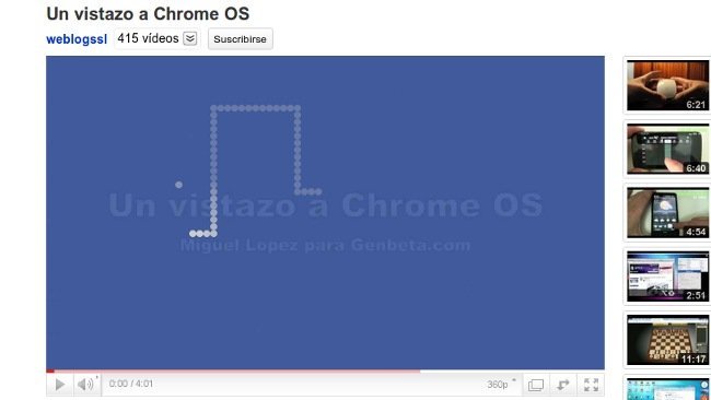 Juega al Snake en YouTube mientras se carga el vídeo