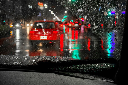 Lluvia y tráfico