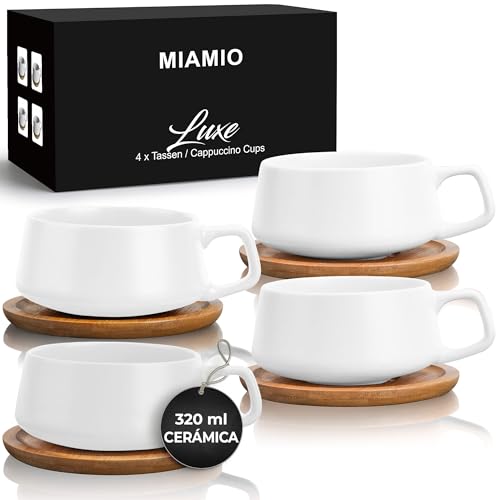 MIAMIO - 4 x 320 ml tazas de café