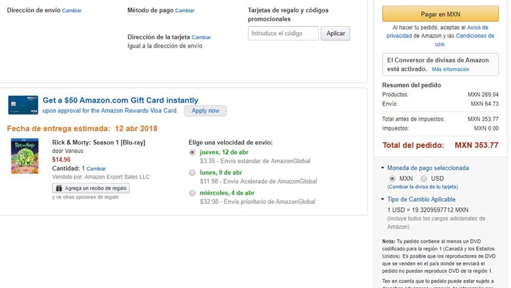 Cómo comprar directamente de Amazon Estados Unidos desde México