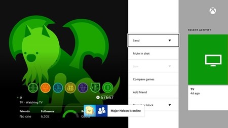 La Xbox One recibe una nueva actualización