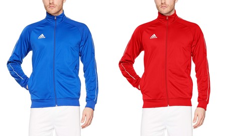 Desde 16,26 euros podemos estrenar esta chaqueta deportiva Adidas Core18 PES Jkt Jacket gracias a Amazon