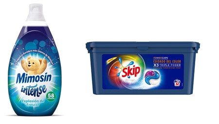 Ofertas del día en limpieza de la ropa y colada: packs de Skip y Mimosin rebajados hasta un 25%