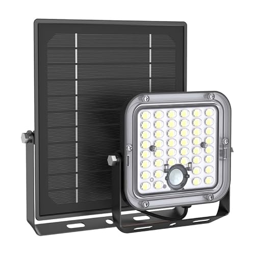 Europalamp - Proyector LED solar de 10 W