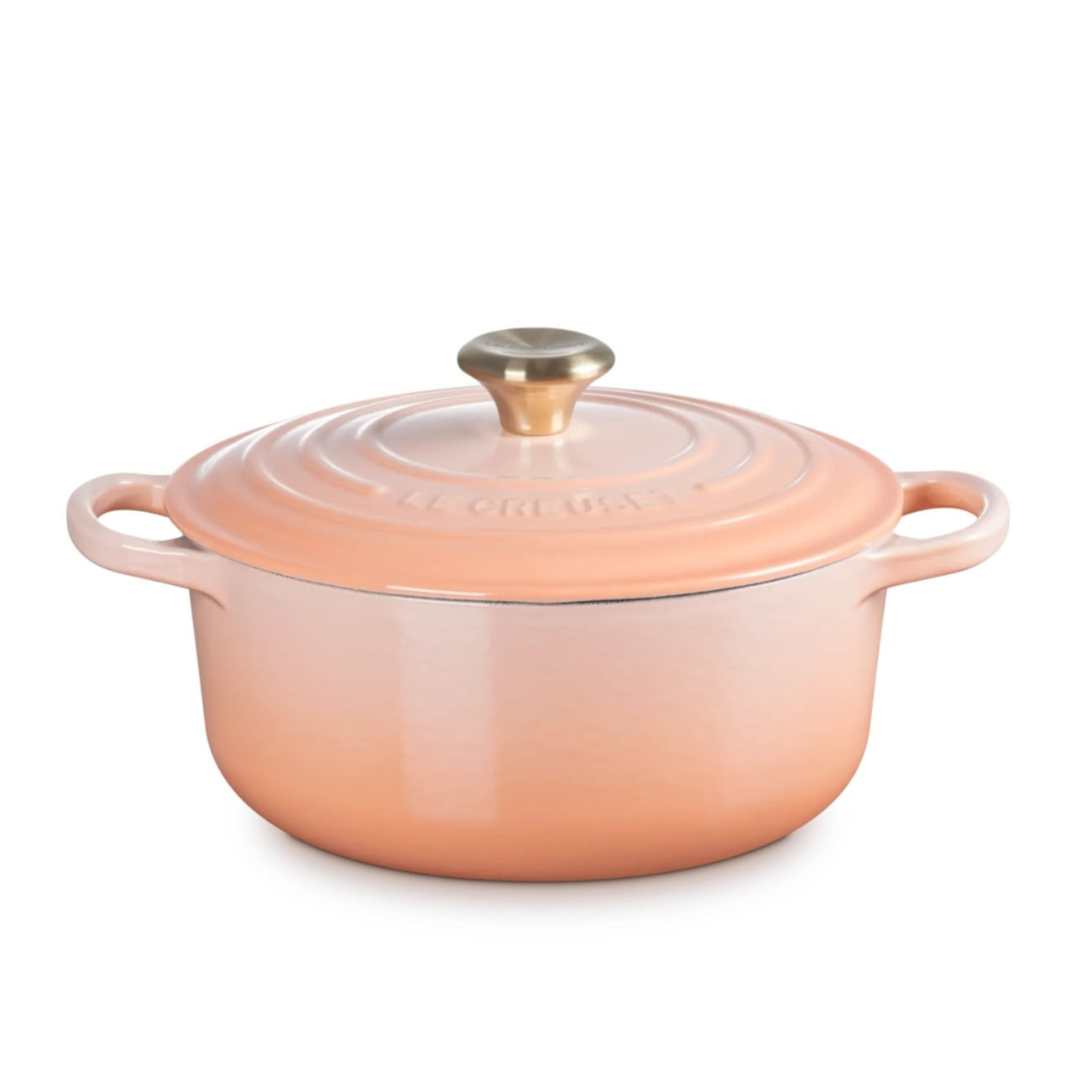 Cocotte redonda de hierro fundido Le Creuset Salmón 20 cm
