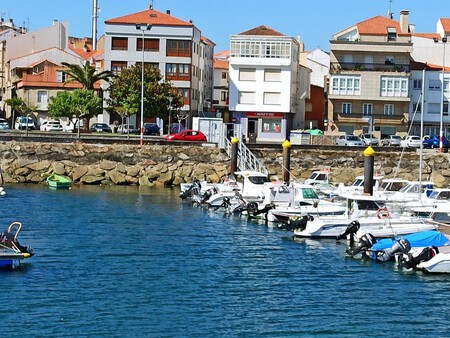 Pueblo Pesquero Bonito Galicia Norte Sin Turistas
