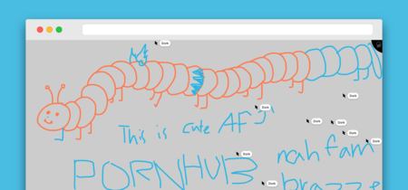 'Draw on this website', una pizarra comunitaria en la que dibujar en tiempo real con el resto de Internet