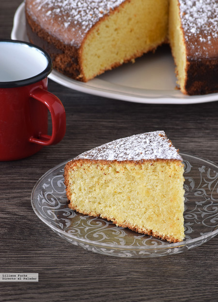 Bizcocho de almendra, mandarina y limón. Receta sin gluten