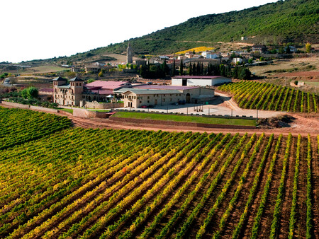 La Bodega Castillo De Monjardin Y Parte De Su Vinedo