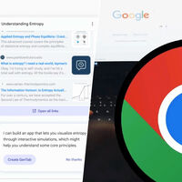 Chrome sigue corto de funciones de IA, así que Google ha creado un nuevo navegador con el que no se navega, se crean webs en tiempo real 