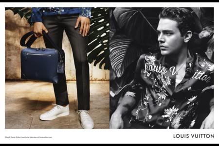 Xavier Dolan hace doblete posando, una vez más, para la línea Ombré de Louis Vuitton